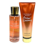 Victoria Secret Amber Romance - Set De Loción Y Aroma A Manc