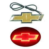 Logotipo De Automóvil Luminoso 5d Led De Chevrolet Luz Fría