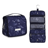 Necessaire Maternidade Masterbag Saco Organizador Maternidade Desenho Astronauta Cor Azul - 22cm De Largura X 6cm De Profundidade X 26cm De Altura
