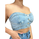 Top Corset De Denim Naomi