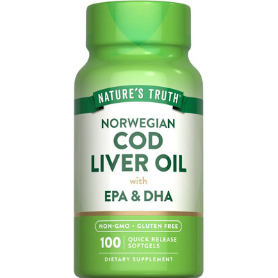 Nature's Truth Aceite Hígado Bacalao Vitaminas 100 Softgels Chocolate | Meses sin interés