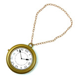 Collar De Reloj De Oro Jumbo Skeleteen - Reloj De Conejo Bla