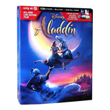 Aladdin 2019 Disney Target Pelicula 4k Ultra Hd + Bd + Book