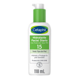 Cetaphil Hidratante Facial Diario Fps15 Piel Sensible 118ml