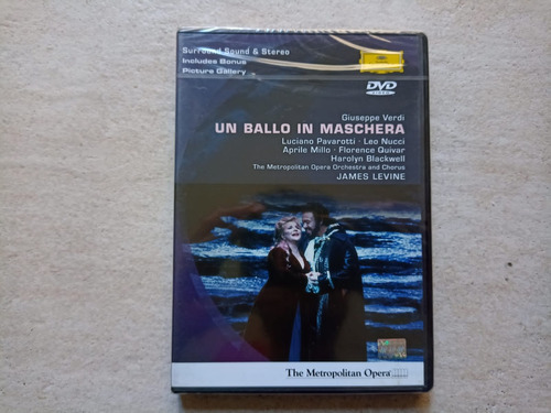 Verdi - Un Ballo In Maschera Pavarotti Nucci - Dvd / Kktus
