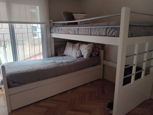 Cama Cucheta Triple Con Colchones