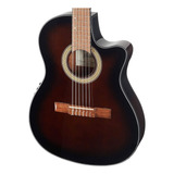 Ibanez Guitarra Electroacústica Clásica Ga35tce-dvs Color Dark Violin Sunburst High Gloss Material Del Diapasón Nogal Orientación De La Mano Diestro