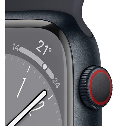 Apple Watch Series 8 Gps - Caixa Meia-noite Com Pulseiras