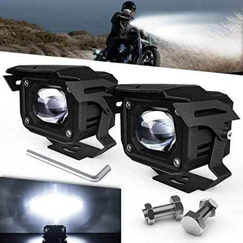 Focos Led Auxiliares Para Motocicleta, 90w, 8000lm, Compatib