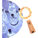 15 Guirnaldas Alambre Corcho Botella Luces Luz Led P