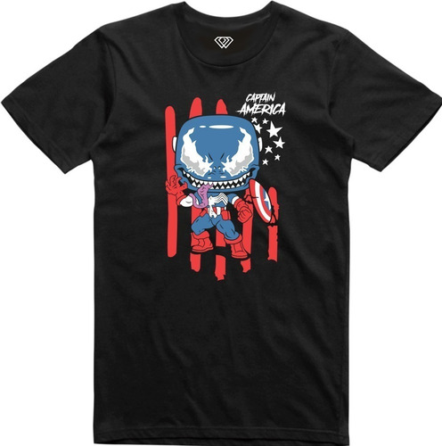 Playera T-shirtt Capitan America Funko Pop Avengers