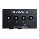 Placa De Audio M-audio Mtrackduo Usb 2 Entradas 2 Salidas Cu