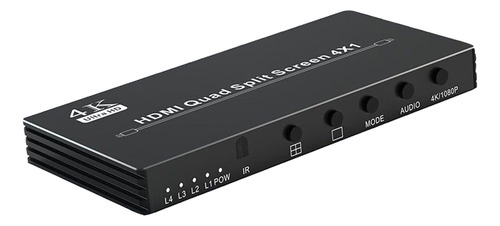 Conmutador Hdmi 4k Hdmi Quad Multivisor 4k Hdmi 4x1