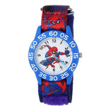 Spider-man - Reloj Analógico De Cuarzo Con Correa De Nailo.