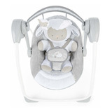 Silla Mecedora Para Bebé Ingenuity Comfort 2 Go Portable Swing Eléctrica Cuddle Lamb Gris/blanco
