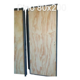 Puertas Placa Pino Marco Chapa 60 70 80cm X200 Tabique 10cm