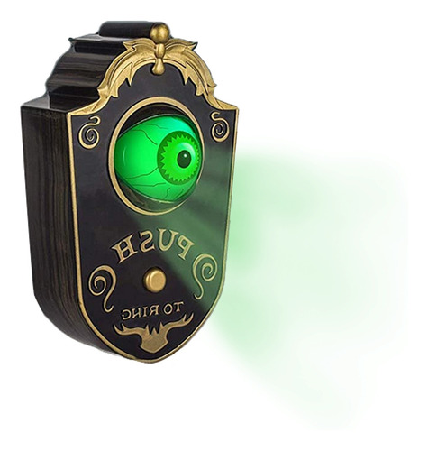 Timbre De Halloween De Ojo Con Sonido Y Luz Led