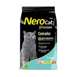 Ração Nero Premium Para Gatos Castrados Sabor Frango 10,1kg