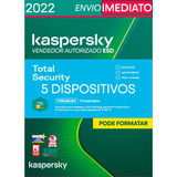 Kaspersky Total Security 5 Pc 1 Ano Envio Imediato