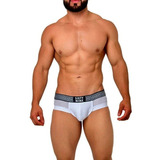 Trusa Brief Hombre Sixty Nine Erotico Elastico Grecas Negro