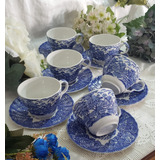  Jogo  Xícara De Chá Porcelana Inglesa -maravilhosas-