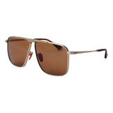 Gucci Gg0840s 004 Square Aviator Bronce Cafe
