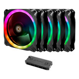 Pack 5 Ventiladores Antec Prizm 120 Argb + Controlador