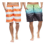 Kit 5 Shorts De Praia Masculino Mauricinho Artistas Desenhos