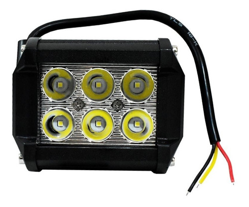 10 Faros 6 Hiper Led 4x2 Auxiliar Dually Con Estrobo Tunix