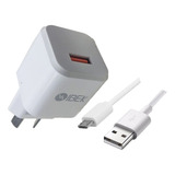 Pack X 10 Unidad Cargador V8  Micro Usb + Cable