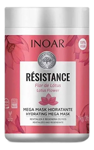 Inoar Mascara Hidratante Flor De Lotus 1 Kilo