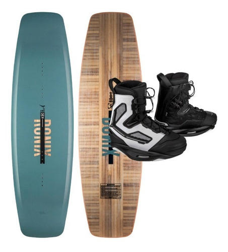 Combo De Wakeboard Tabla Ronix Atmos C/ Ronix One White