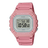 Reloj Deportivo Casio W-218hc-4av Resina Digital Rosa