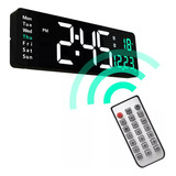 Reloj De Pared Digital Led Grande Moderno Para Exteriores C