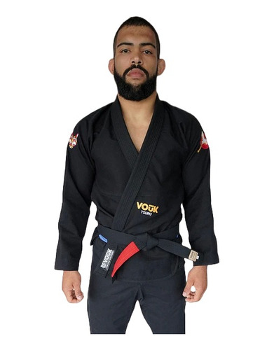 Kimono Jiu Jitsu Vouk Tsuru Trançado + Bolsa De Brinde