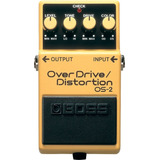 Pedal Boss Para Guitarra Overdrive/distorsion Os-2