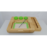 Caja Bamboo Colección Rosin Heat Press Dab Tool Wax 5pz