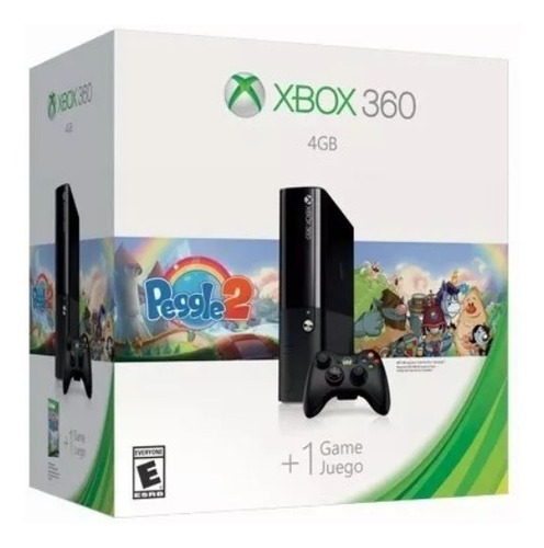 Xbox 360 Stingray 4gb + Peggle 2 Nueva Original 220v Directa