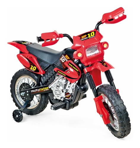  Xplast / Homeplay Motocross Azul Moto Elétrica  Cor Vermelho 110v/220v