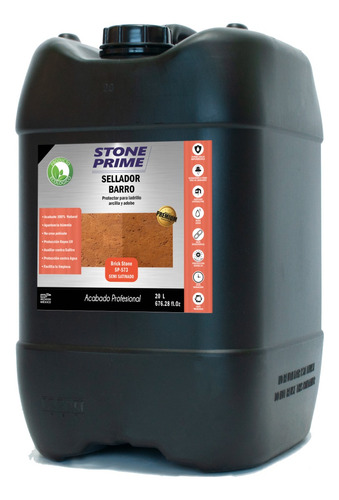Sellador Para Barro, Arcillas Y Adobe Brick Stone 20 L