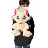 Gata De Peluche Tierna Y Hermosa 40cm Perfumada