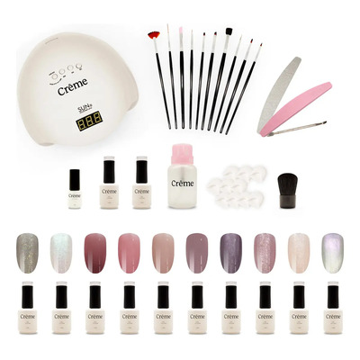 Esmalte Gelish Semipermanente Barniz Uña Lampara Uv Led 10pz Color Fun | Meses sin interés