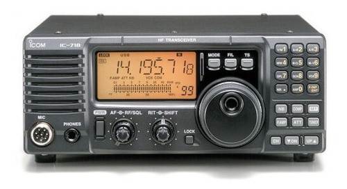 Estación Base Hf Icom Ic-718 Japon Banda Corrida 0 A 30 Mhz