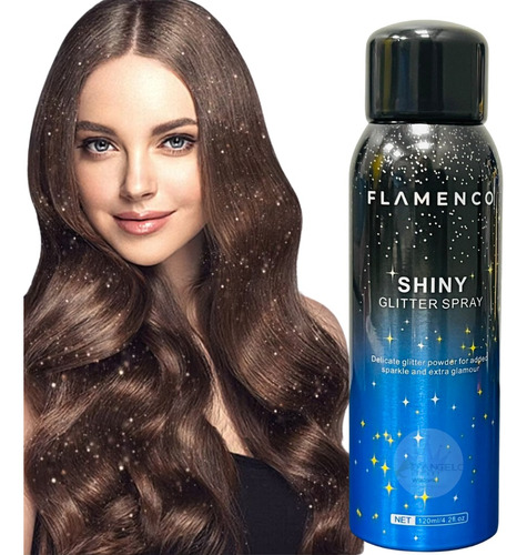 Polvo De Hadas En Spray Glitter Para Cabello Y Cuerpo