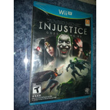 Nintendo Wiiu Vídeo Juego Injustice Gods Among Us 