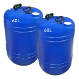 Bidón 60l Hdpe2 Azul Pack 2 Unidades