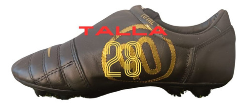 Tachón Para Soccer Mod. T90 En Piel Negro Talla 28