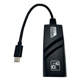 Adaptador Placa De Rede Usb Tipo C Gigabit 10/100/1000mbps