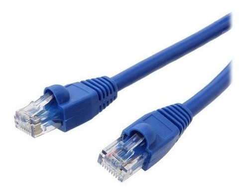 Cabo De Rede Internet Crimpado 30 Metros Azul Lan Utp Rj45