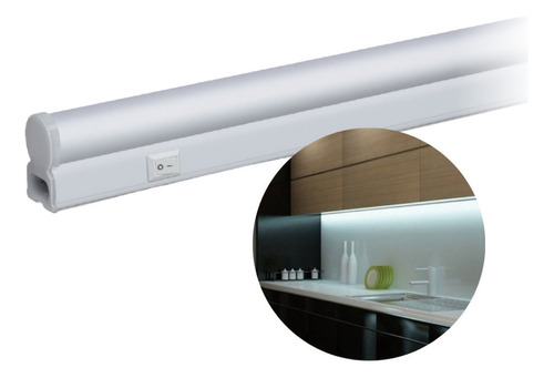 Listón Bajo Mesada Led 120cm 18w Luz Fría C/interruptor Akai